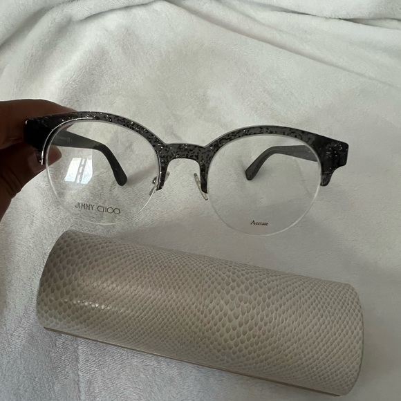 NWOT Jimmy Choo 151 glitter eyeglasses. - Picture 7 of 10